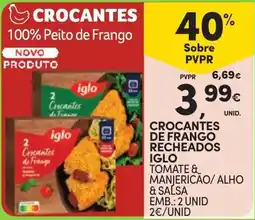 Continente Crocantes de frango recheados iglo promoção