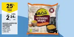 Continente batata airfryer minibrava mc cain promoção