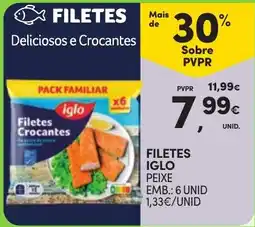 Continente Filetes iglo promoção