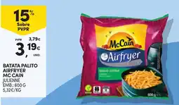 Continente batata palito airfryer mc cain julienne promoção