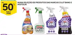 Continente numa seleção de produtos das marcas cillit bang e mistolin promoção