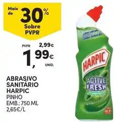Continente Abrasivo sanitário harpic promoção