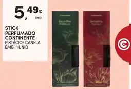 Continente Stick perfumado continente pistácio/canela promoção
