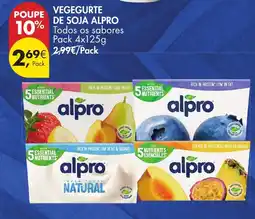 Pingo Doce Vegegurte de soja alpro promoção