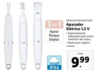 Lidl Silvercrest Personal Care Aparador Elétrico 1,5V promoção