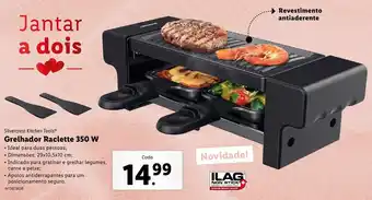 Lidl Silvercrest Kitchen Tools Grellhador Raclette 350W promoção
