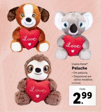 Lidl Livarno Home Peluche promoção
