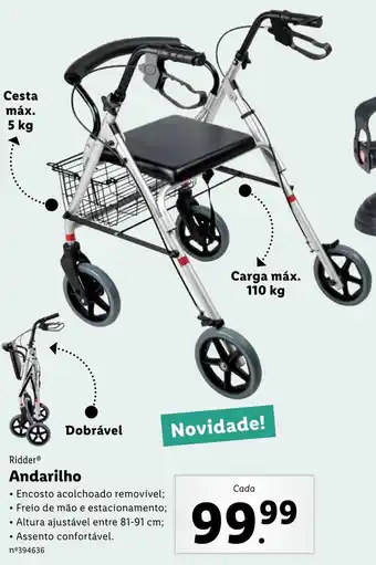 Lidl Ridder Andarilho 81-91cm promoção