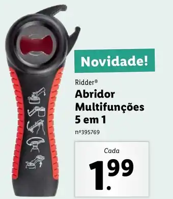 Lidl Ridder Abridor Multifunções 5 em 1 promoção