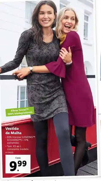 Lidl Esmara Vestido de Malha XS ao L promoção