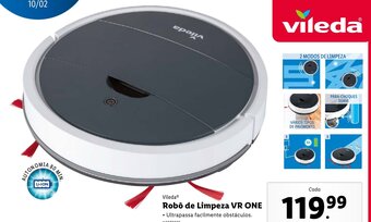 Lidl Vileda Robô de Limpeza VR One promoção