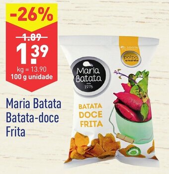 ALDI Maria Batata Batata Doce Frita 100g promoção