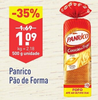 ALDI Panrico Pão de Forma 500g promoção