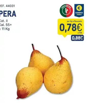 Makro pera promoção