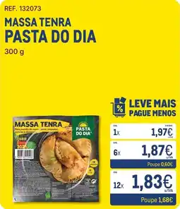 Makro Massa tenra pasta do dia promoção