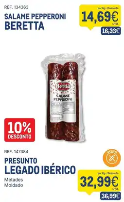 Makro Salame pepperoni beretta promoção