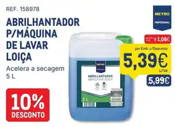 Makro Abrilhantador p/máquina de lavar loiça metro professional promoção