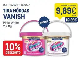Makro Tira nódoas vanish pink/ white promoção