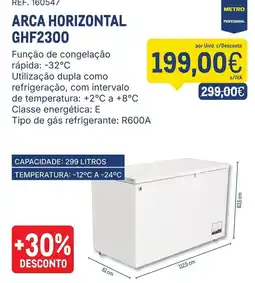 Makro arca horizontal ghf2300 promoção