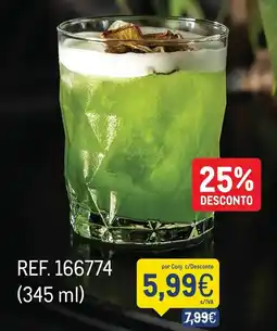 Makro Cocktail verde promoção