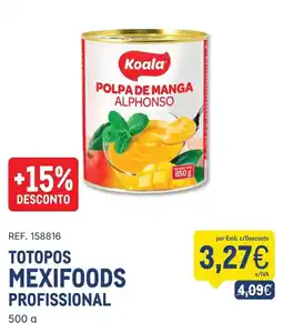 Makro Polpa de manga alphonso koala promoção