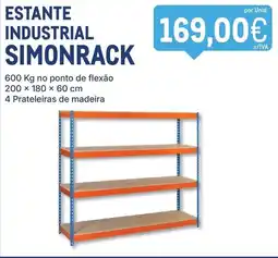 Makro estante industrial simonrack promoção