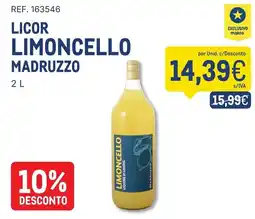 Makro Licor limoncello madruzzo promoção