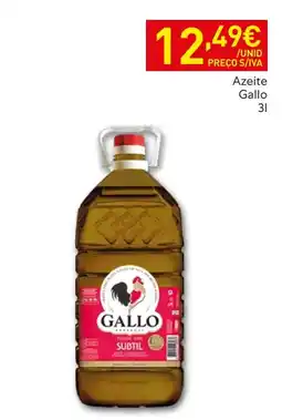 Recheio Azeite gallo promoção