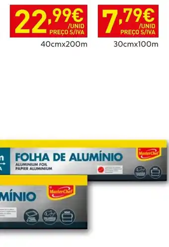 Recheio Folha de alumínio masterchef promoção