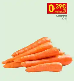 Recheio Cenouras promoção
