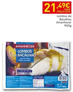 Recheio Lombos de bacalhau amanhecer promoção