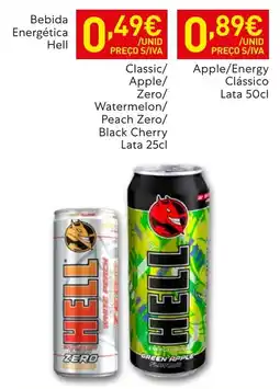 Recheio Bebida Energética Hell promoção