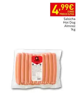 Recheio Salsicha Hot Dog Almirez promoção