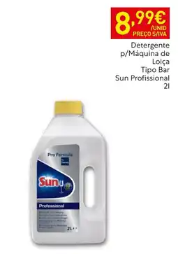 Recheio Detergente p/Máquina de Loiça Tipo Bar Sun Profissional promoção