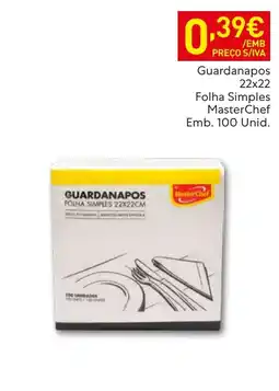 Recheio Guardanapos folha simples masterchef promoção