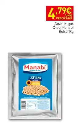 Recheio Atum migas óleo manabi promoção