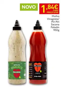Recheio molho vinagrete piri piri paladin promoção