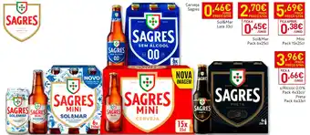 Recheio Sagres mini cerveja promoção