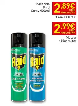 Recheio Inseticida raid spray casa e plantas promoção