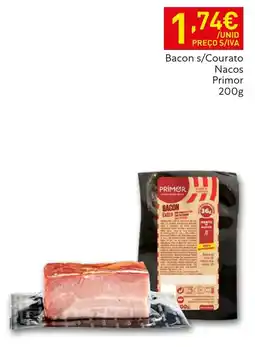Recheio Bacon s/Courato Primor promoção