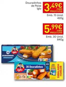Recheio douradinhos de peixe iglo promoção