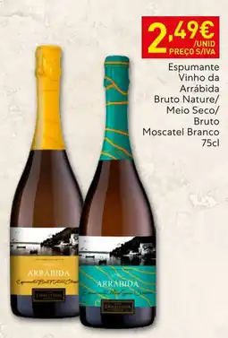 Recheio Espumante Vinho da Arrábida promoção