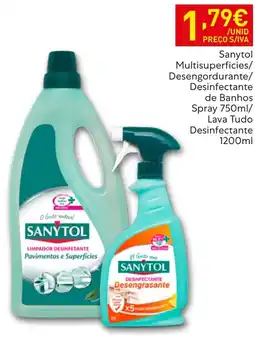 Recheio Sanytol multisuperficies desengordurante desinfetante de banhos promoção
