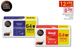 Recheio Cápsulas de Café Dolce Gusto Gama promoção