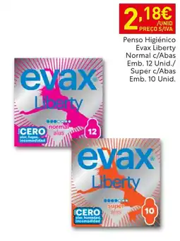 Recheio Penso Higiênico Evax Liberty promoção