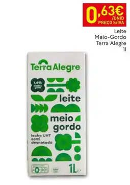 Recheio Leite meio-gordo terra alegre promoção
