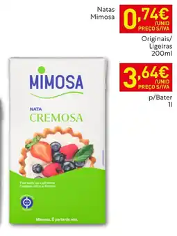 Recheio Nata cremosa mimosa promoção