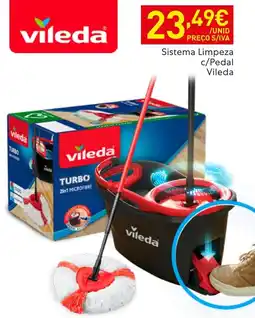 Recheio Sistema Limpeza c/Pedal Vileda promoção
