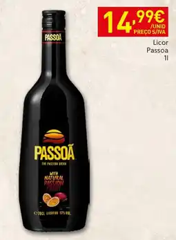 Recheio Licor Passoa promoção