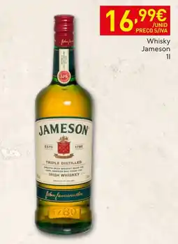 Recheio Whisky Jameson promoção